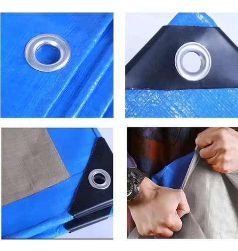 Lona Toldo Impermeable 5x4 Gi Uv Reforzada Pe Exteriores