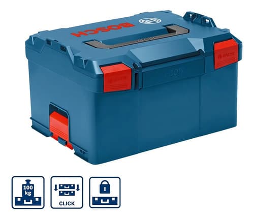 Maletín De Herramientas L-boxx 238 Tools Profes De 18 V. Color Turquesa Bosch Azul