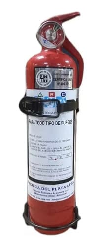 Extinguidor Bomberito Reglamentario C/ Soporte 1 Kg. Auto
