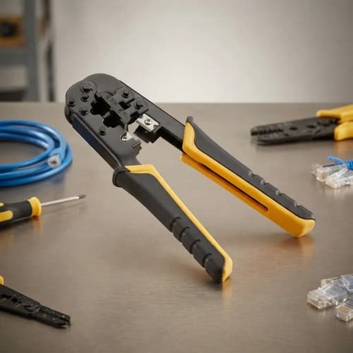 Pinza Ponchadora Hoteche Rj45 Para Cortar Cable