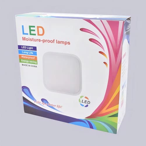 Tortuga Led 20w Negra Redonda Fria 6500k Lh-2759