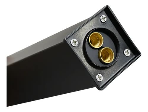 Canilla Negra Alta Para Lavatorio Italomix Lh-3320 Negro Mate