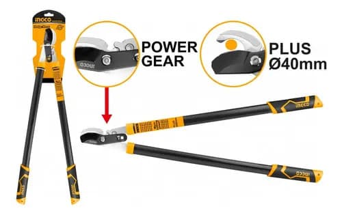 Tijera Poda Larga Corta Cerco 30 Pulgadas ( 76cm ) Ingco Amarillo