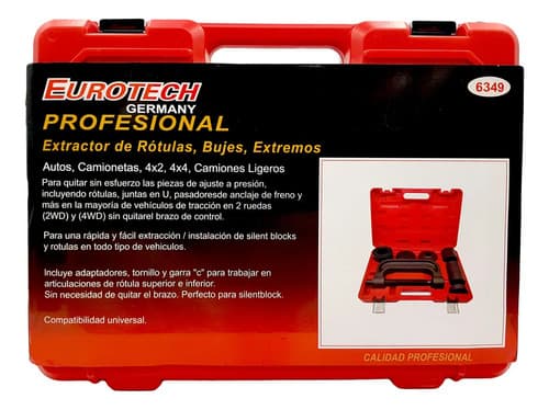 Extractor De Rotulas Bujes - Camionetas 4x4 4x2 | Eurotech