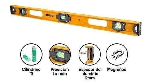 Nivel De 3 Burbujas 80cm Ingco - Pernoexpresscl