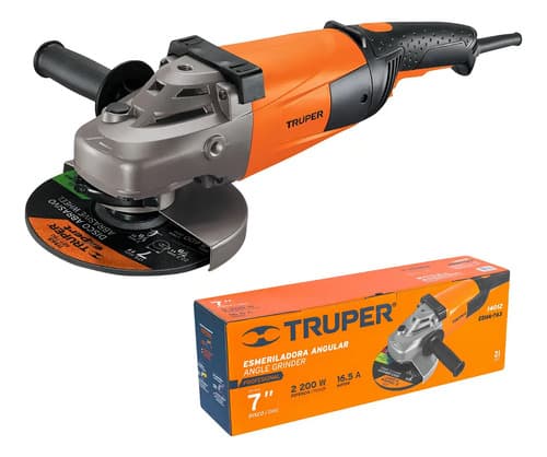 Amoladora Profesional 7'' Truper 2100w Color Naranja 60