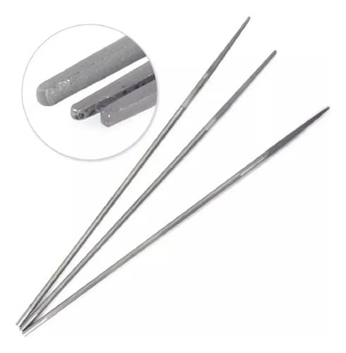 Lima Para Afilar 3 Pcs  4mm 8/200mm Hoteche