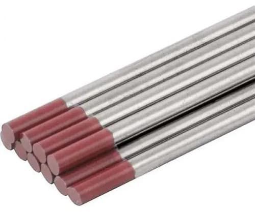 Electrodo De Tungsteno De 3,2 Mm, Punta Roja, 2% Torio (cx.10 Unidades)