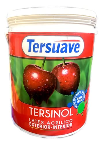 Pintura Tersuave Línea Tersinol 20l Látex Blanco Antihongo Mate Exterior Interior
