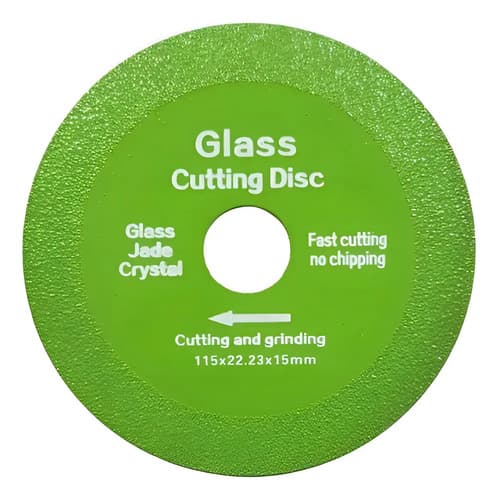 Disco Para Cortar Vidrio Pack X 3 Unidades De 115mmx1.5mm Pf Color Verde Lima
