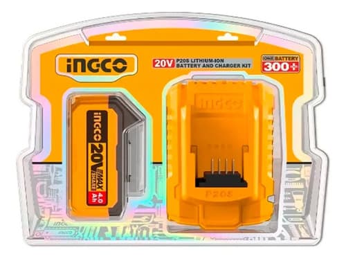 Combo Kit Batería 4.0ah + Cargador Ingco