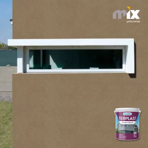 Tersuave Terplast Revoque Acrílico Beige 25kg Beige Cocada