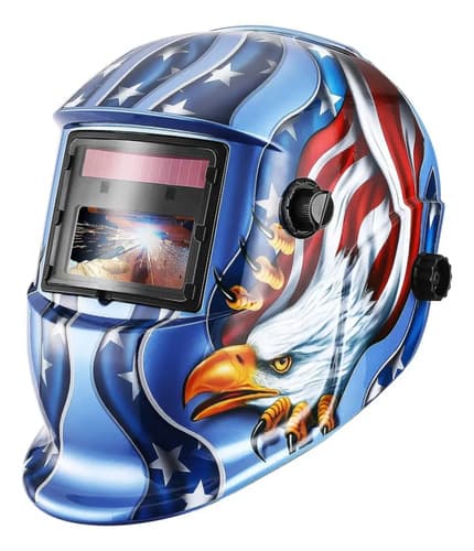Careta Electrónica Anyiker Aykweld Buleeagle Para Soldar, Azul