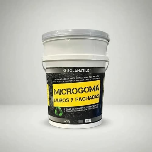 Impermeabilizante Muros Y Fachadas Mate Gris 22 Kg Microgoma