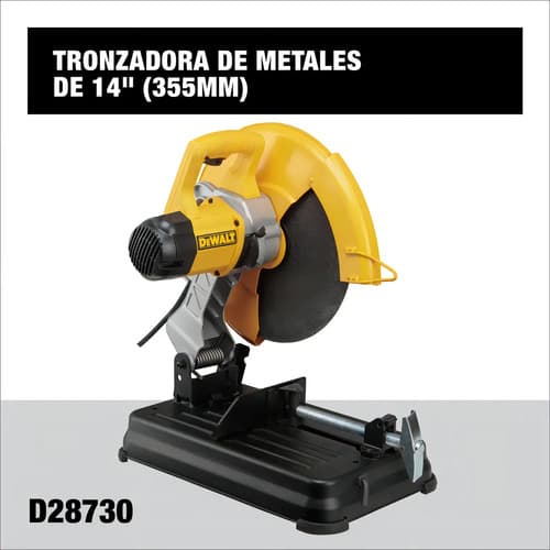 Sierra Cortadora Metal Dewalt D28730 2200w 14'' 3800rpm