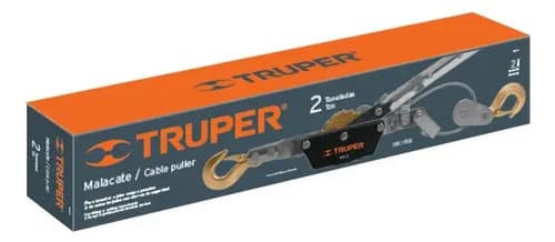 Malacate Sacapeludos A Cable 2.3m 4 Toneladas Truper Mal-4