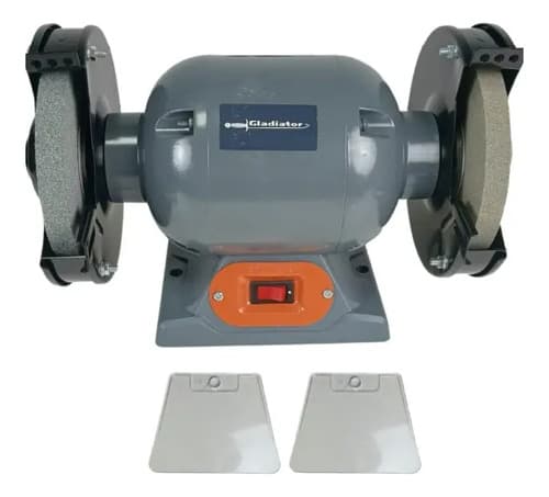 Amoladora De Banco 8 550w Gladiator Naranja 50hz