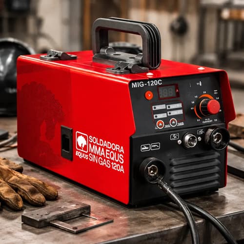Soldadora Equus Mig, Mma, Tig 100a. Hnt Rojo