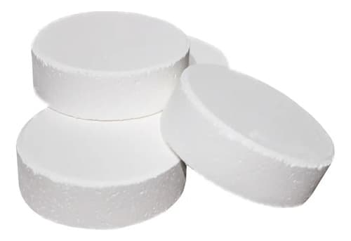 Pastillas De Tricloro 200g Tecsys Para Piscinas Pack 50 Unidades