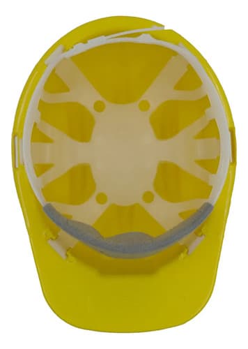 Casco De Seguridad Prowork Amarillo Con Arnés Para Trabajo