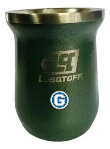 Mate Acero Inoxidable Térmico 300 Ml Lusqtoff Color Verde Personalizado