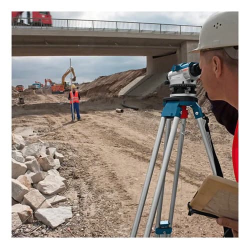 Nivel Óptico Bosch Gol 32d + Bt 16 + Gr 500 Topografia 26x
