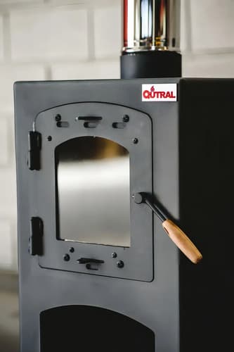 Calefactor A Leña Qutral 6 Kw - Cubre Hasta 60 M2