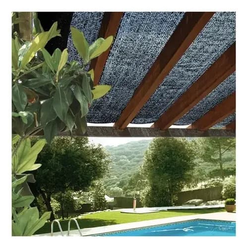 Toldo Slender 100m Negro 1m De Altura Rollo Malla Sombra Negro