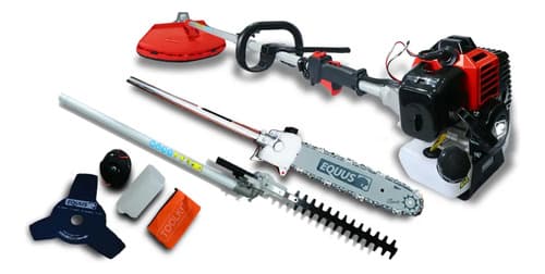 Motosierra Completa Para Desmalezadora 4 En 1 Equus Rojo