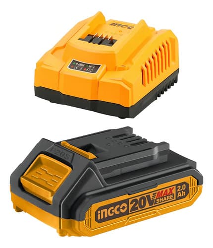 Destornillador Inalámbrico Ingco De 20v Con Batería Y Cargador