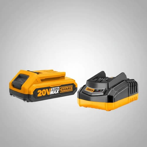 Kit Cargador 20v Y Bateria 20v 2.0ah Ingco P20s