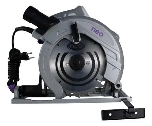 Sierra Circular Neo 185mm 1600watts Plateado