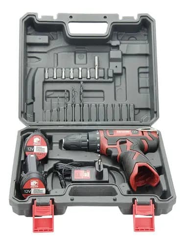 Taladro Atornillador Inalámbrico Equus 12v /sin Percutor.hnt Rojo 0