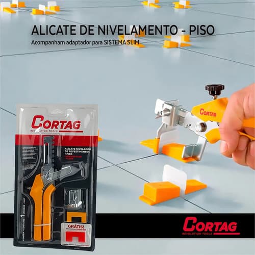 Pinza Alicate Nivelador De Cuñas Plasticas Piso Cortag