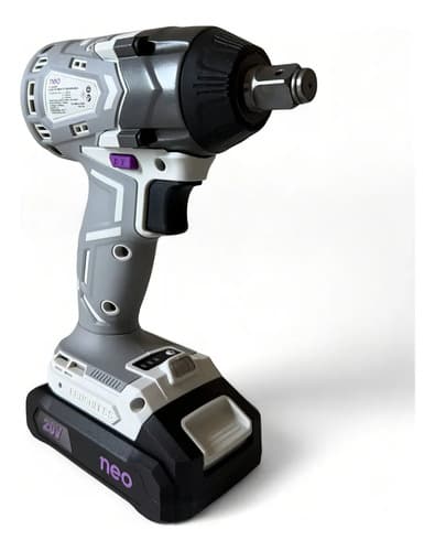 Llave De Impacto 1/2 A Bateria Neo 20v 420n/m 2ah Li1042-20 Color Gris Y Violeta Frecuencia 50 Hz 60 Hz Gris Violeta