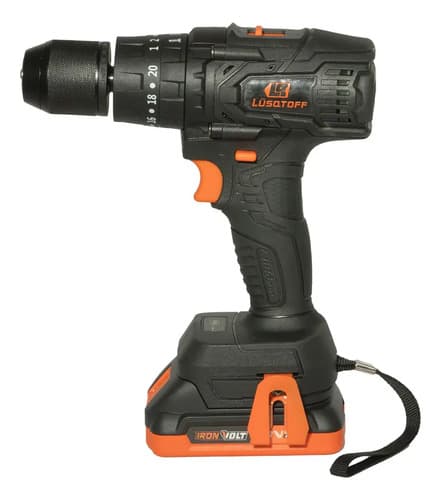 Taladro A Batería Con Percutor Lusqtoff Til80-9bk Color Negr Negro 50hz 60hz