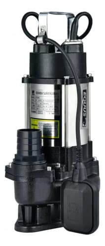 Bomba Sumergible 750w Equus Para Riego Y Drenaje Plateado