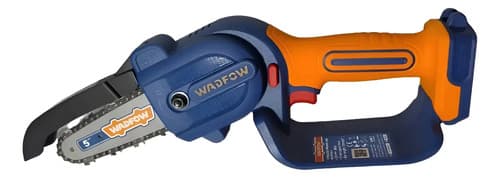 Motosierra Mini Sierra Podadora Inalámbrica Wadfow + Bateria Color Naranja/azul