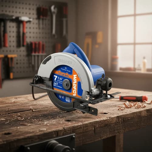 Sierra Circular 7 1/4 PuLG 1200w Wadfow Wcw1512001 Azul 50/60hz