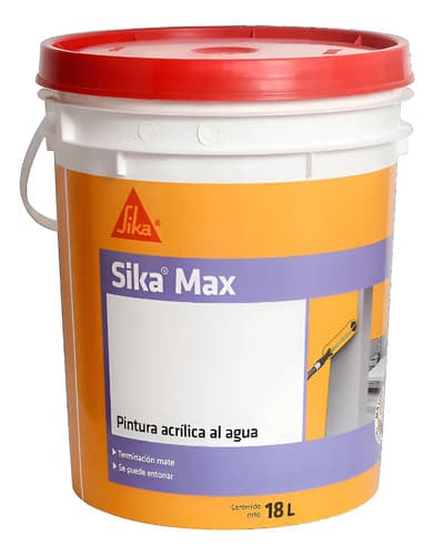 Sika Max Látex Blanco Mate 18 L - Pintura Interior Blanco Mate