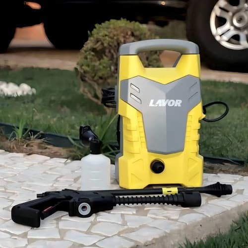Lavadora De Alta Presión Lavor Fast 120 Amarilla De 1600 W Con 1740 Psi De Presión Máxima De - 60 Hz Amarillo