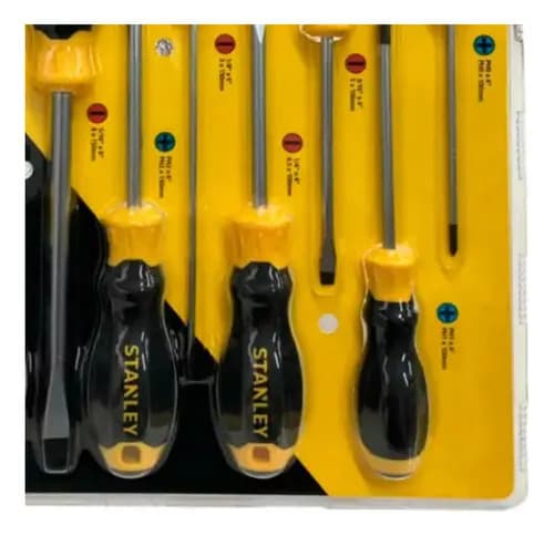 Juego De Destornilladores 8 Pzs Stanley Profesional -to