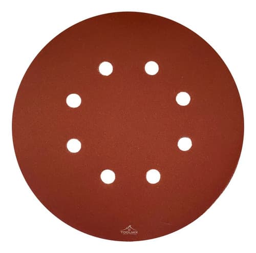 Disco Lija Velcro Makawa 7 Pulgadas 180 Mm Set 5 Unidades Madera Metal