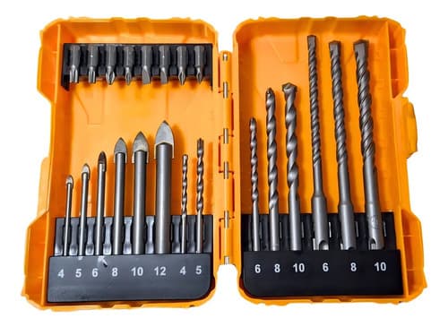 Set De Brocas Mixtas Pack Completo Ingco Cos23045