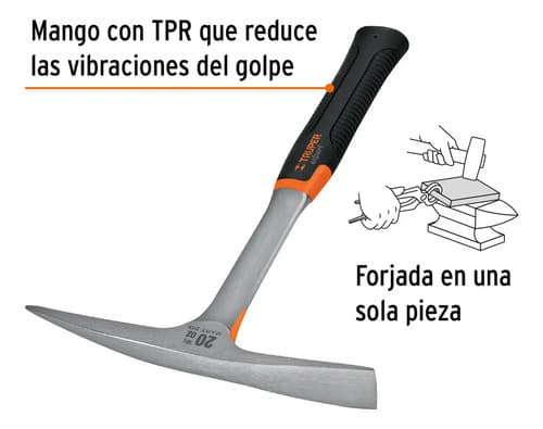 Hachuela Albañil Forjada Talacho-pico Truper