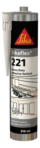 Sellador Adhesivo Multiuso Sika Sikaflex-221 300ml Color Negro