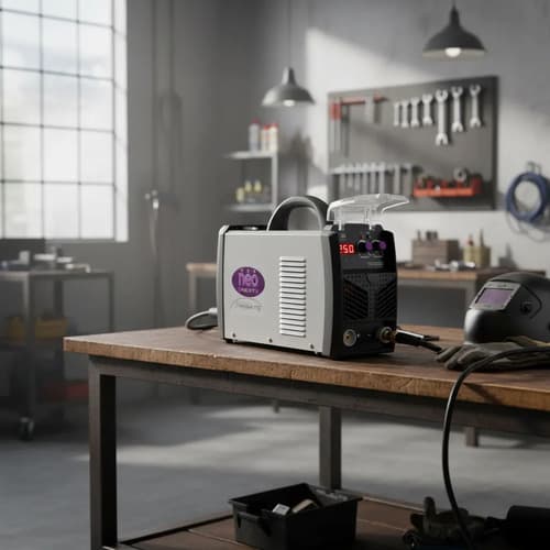 Soldadora Electrodo Neo Industrial 250a Industrial Mma Gris Oscuro