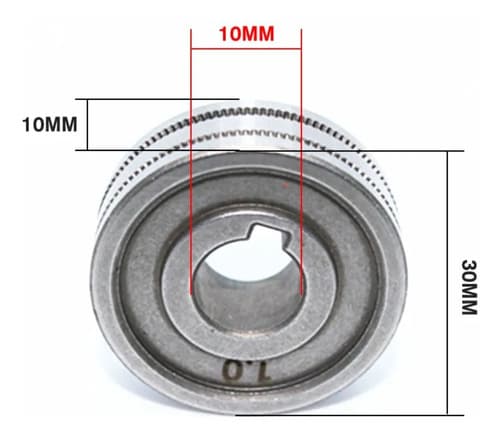 Rodillo Guía De Alambre Mig Para Alimentador De Soldadura Color 0.8-1.0mm/v Groove