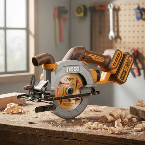 Sierra Circular 20v P20s 140mm C/carg C/bat Ingco Csli14021 Amarillo 20