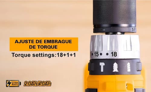Taladro Inalámbrico Ingco De Con Velocidad Variable